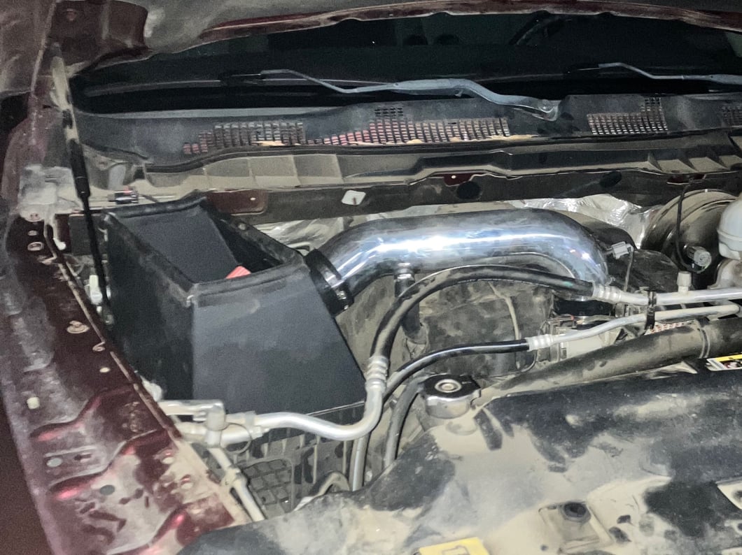 RedRock Cold Air Intake; Polished (09-18 5.7L RAM 1500)