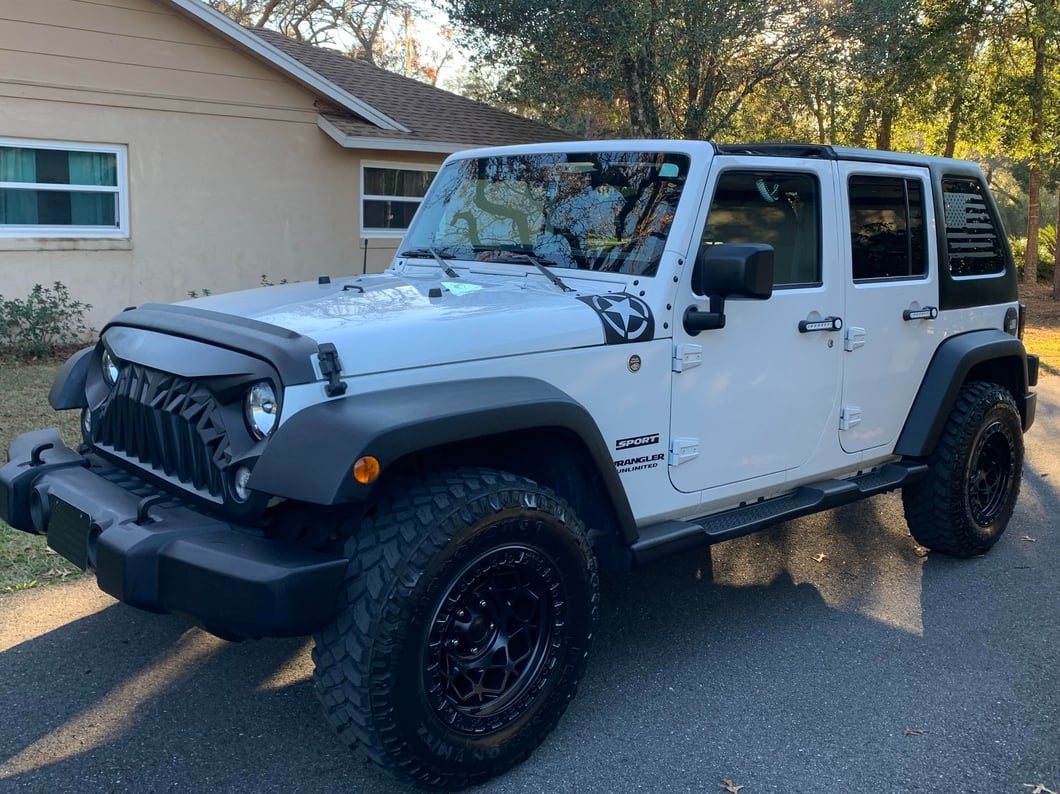 RedRock Hood and Tailgate Deflector Set (07-18 Jeep Wrangler JK)