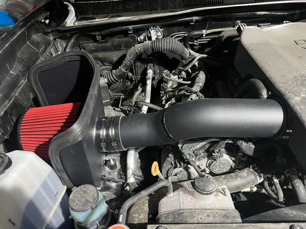 RedRock Cold Air Intake; Black (16-23 3.5L Tacoma)