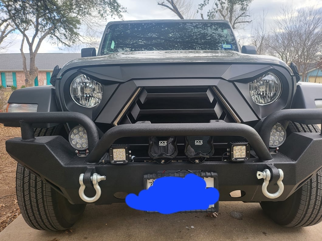 RedRock Rock Crawler Full Width Winch Front Bumper (18-25 Jeep Wrangler JL)