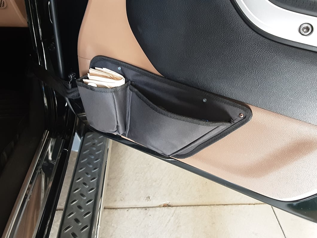 RedRock Door Storage Bag Set (11-18 Jeep Wrangler JK Front Door Only; 18-25 Jeep Wrangler JL 4-Door Rear Door Only)