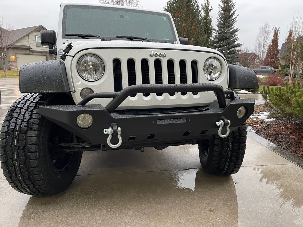Jeep Licensed by RedRock Adventure HD Front Bumper with Jeep Logo (07-18 Jeep Wrangler JK)