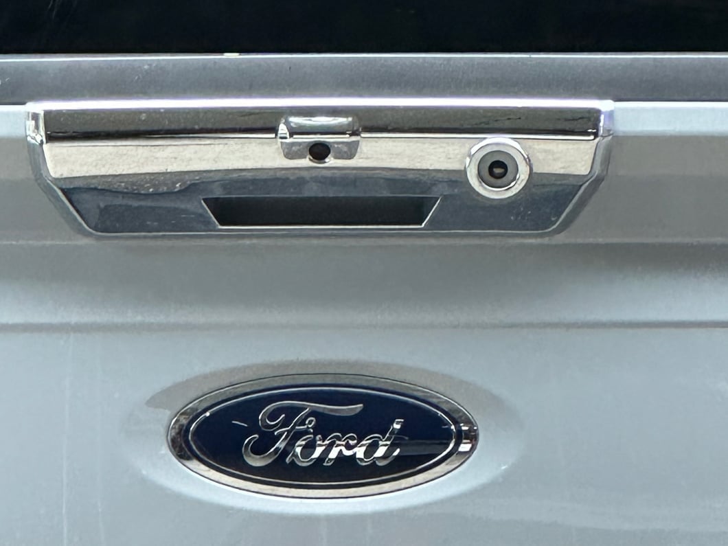 RedRock Tailgate Handle Cover; Chrome (21-25 F-150 w/ Power Fold-Down Tailgate)