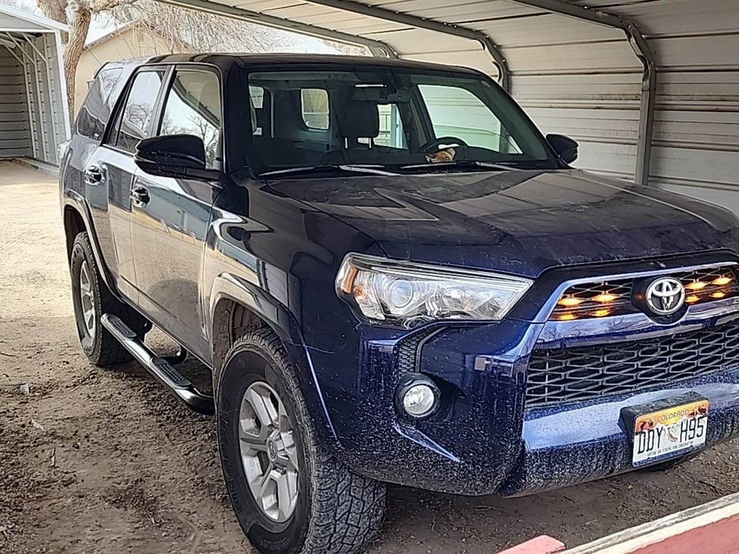 RedRock 3-Inch Running Boards; Black (10-24 4Runner, Excluding Limited, Nightshade, TRD Sport & 10-13 SR5)