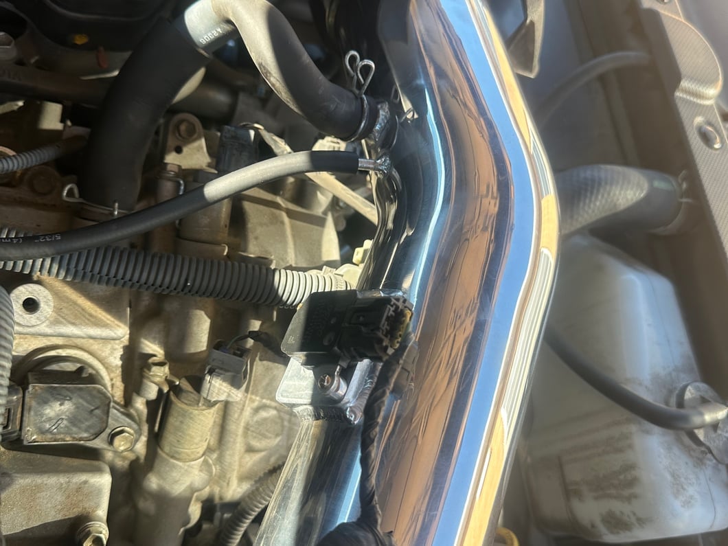 RedRock Cold Air Intake; Polished (10-24 4.0L 4Runner)