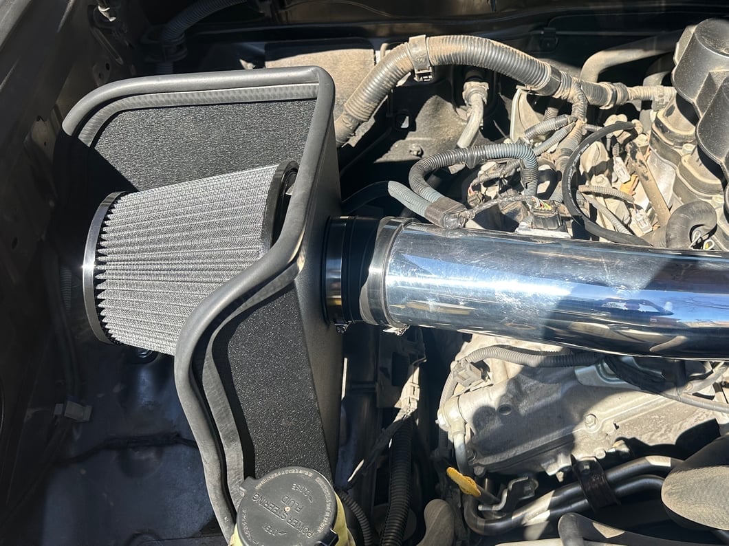 RedRock Cold Air Intake; Polished (10-24 4.0L 4Runner)