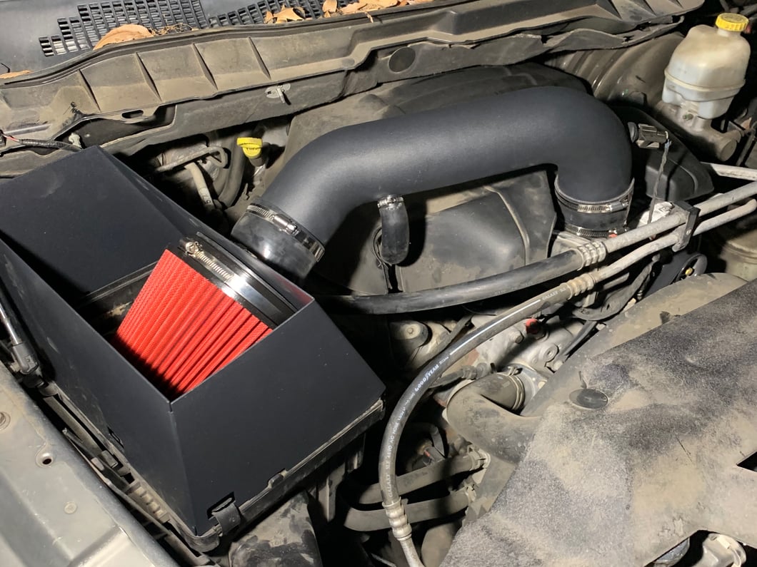 RedRock Cold Air Intake; Black (09-18 5.7L RAM 1500)