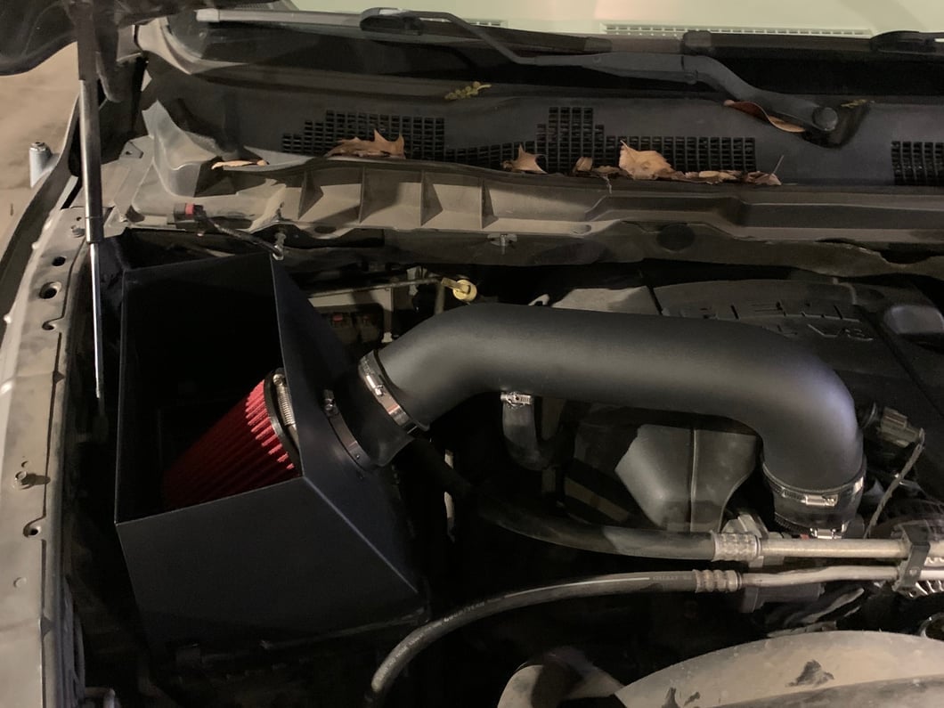 RedRock Cold Air Intake; Black (09-18 5.7L RAM 1500)