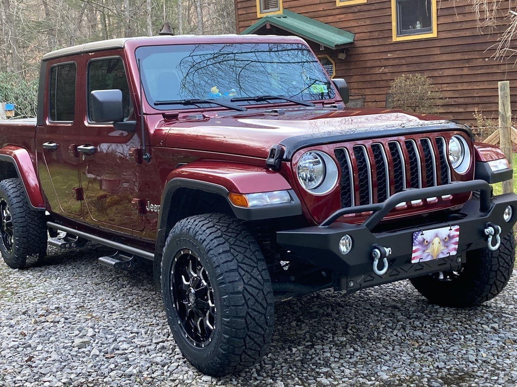 Jeep Licensed by RedRock Adventure HD Front Bumper with Jeep Logo (20-25 Jeep Gladiator JT)