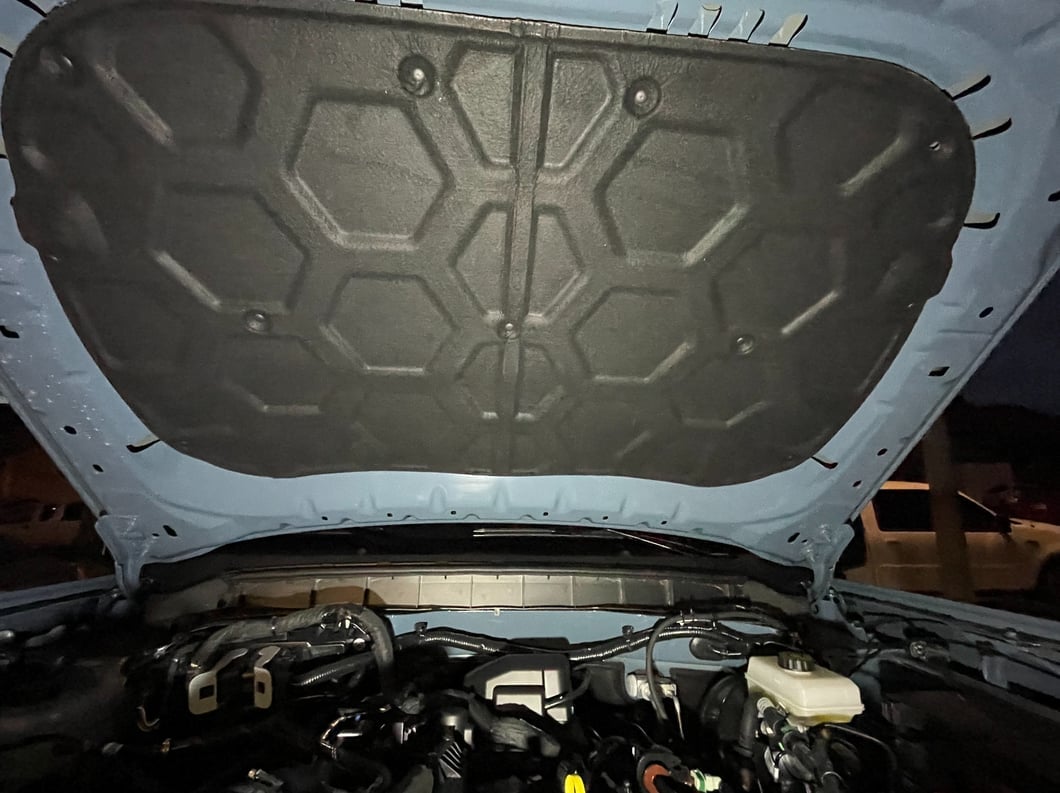 RedRock Underhood Insulation; Black (21-25 Bronco)