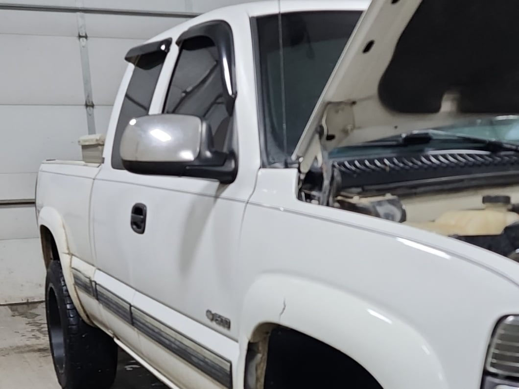 RedRock Window Deflectors; Front and Rear; Smoked (99-06 Silverado 1500 Extended Cab)