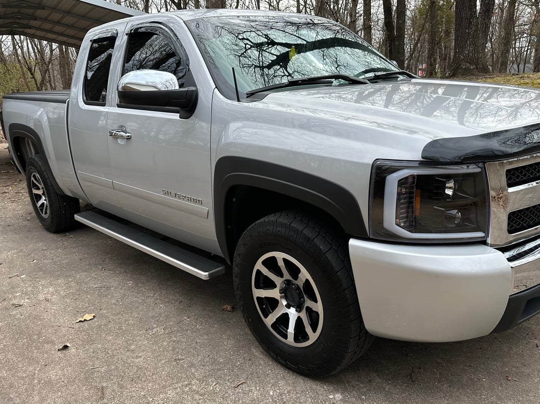 RedRock Mirror Covers; Chrome (07-13 Silverado 1500)