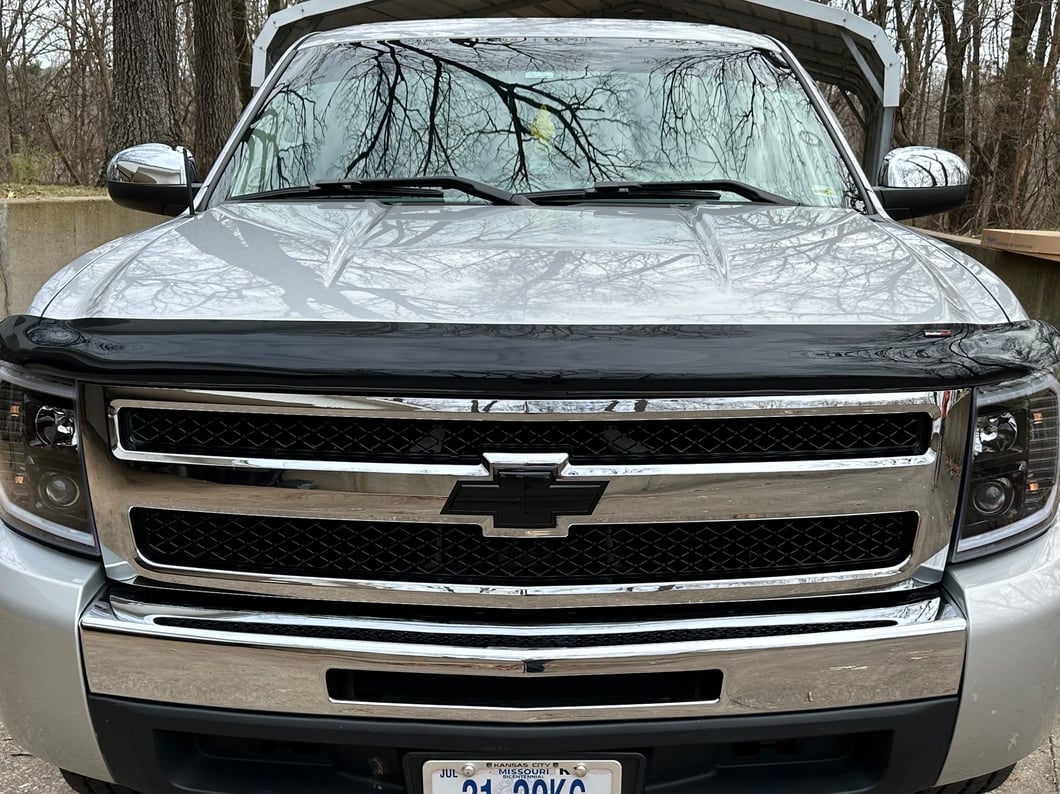 RedRock Mirror Covers; Chrome (07-13 Silverado 1500)