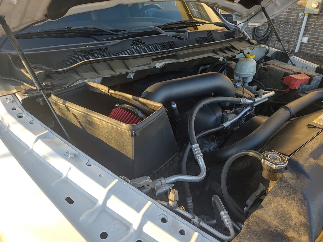 RedRock Cold Air Intake; Black (09-18 5.7L RAM 1500)