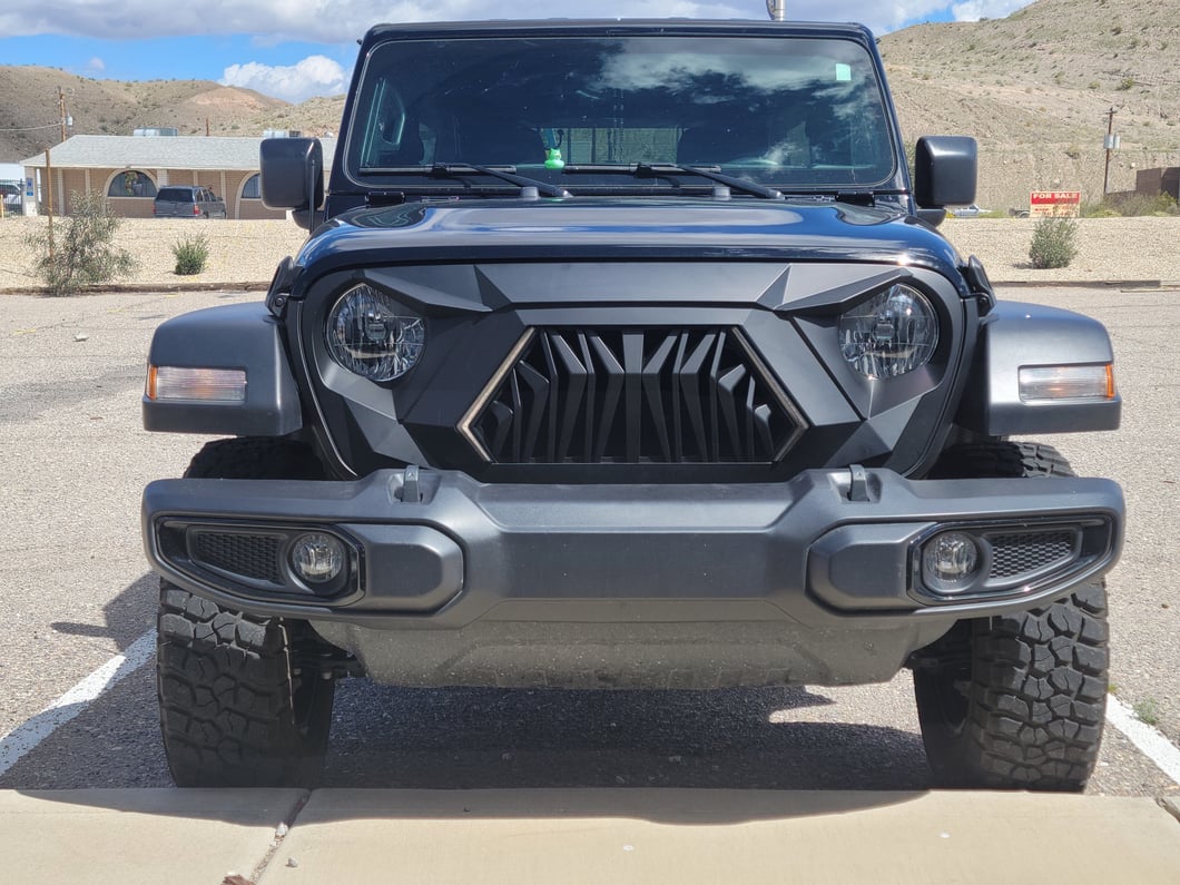 RedRock V2 Goliath Grille with LED DRL (18-25 Jeep Wrangler JL w/o TrailCam)