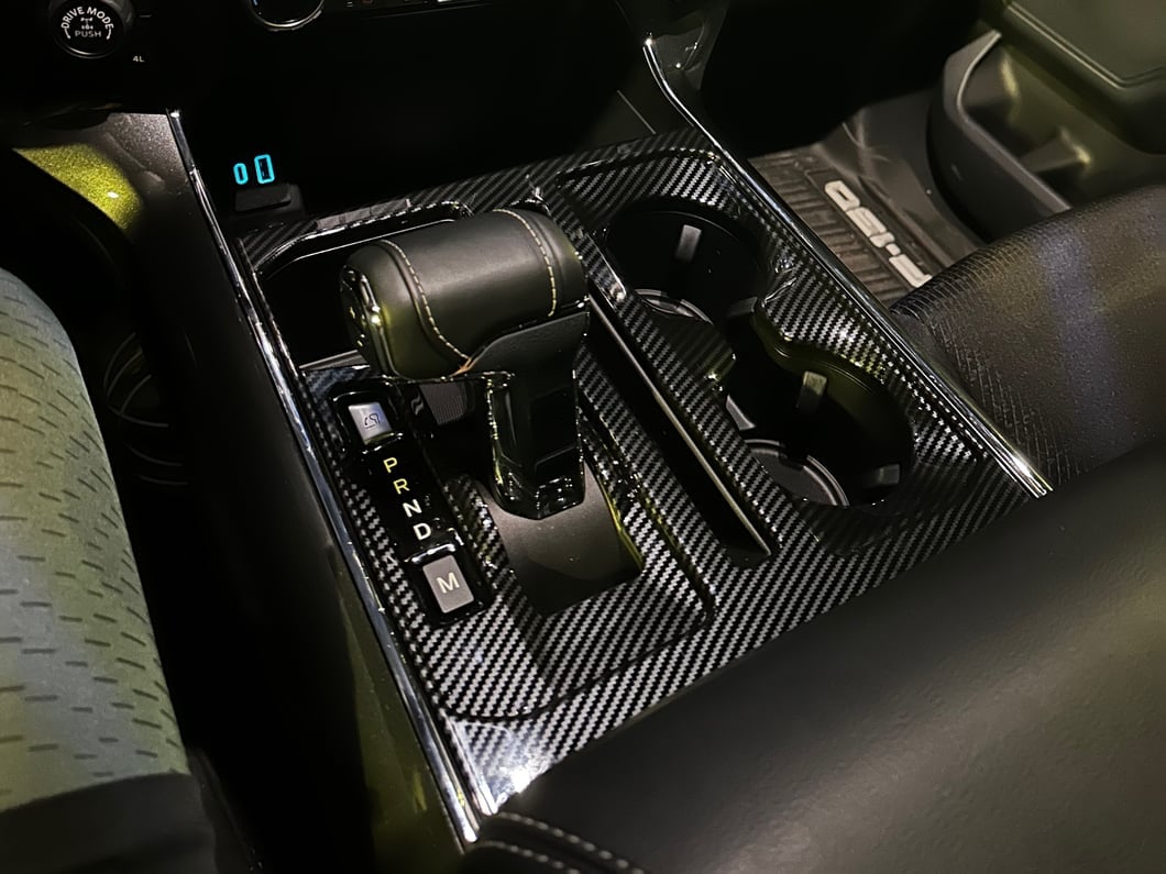 RedRock Center Console Trim; Carbon Fiber (21-25 F-150)