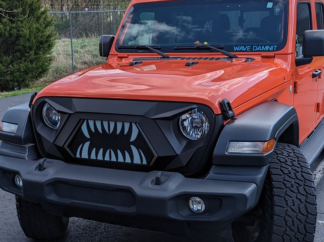 RedRock Open Wide Grille with LED DRL (20-25 Jeep Gladiator JT w/o TrailCam)