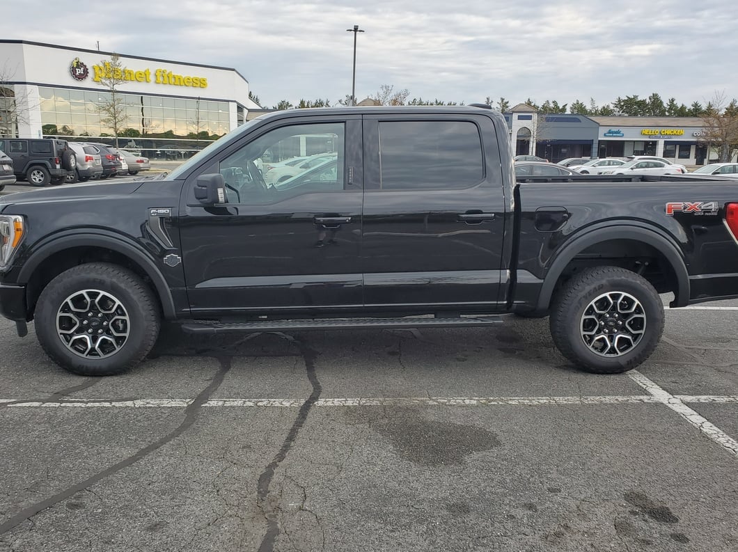 RedRock OE Style Fender Flares; Black (21-25 F-150 w/o Mud Guards, Excluding Raptor)