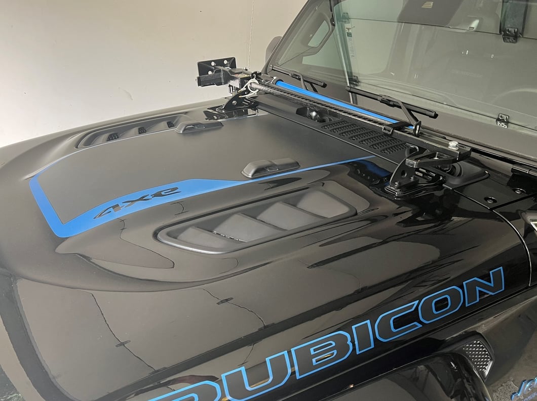 RedRock HiLift Jack Hood Mount Kit (18-25 Jeep Wrangler JL, Excluding Rubicon 392)