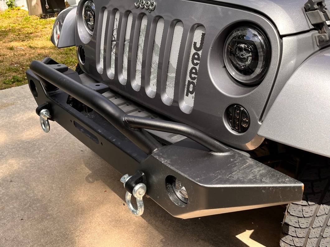 Jeep Licensed by RedRock Adventure HD Front Bumper with Jeep Logo (07-18 Jeep Wrangler JK)