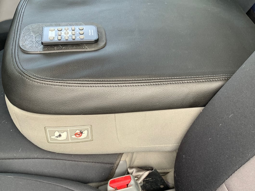 RedRock Center Console Armrest Cover Replacement; Black (02-08 RAM 1500)