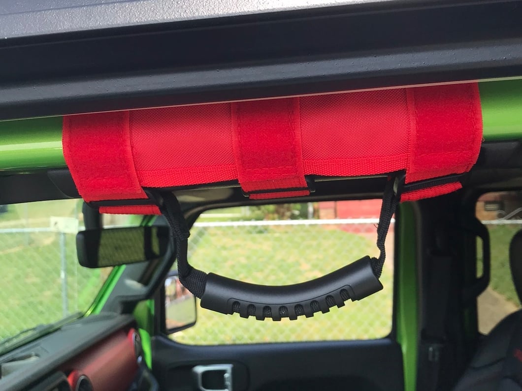 RedRock Grab Bar Handle; Red (Universal; Some Adaptation May Be Required)