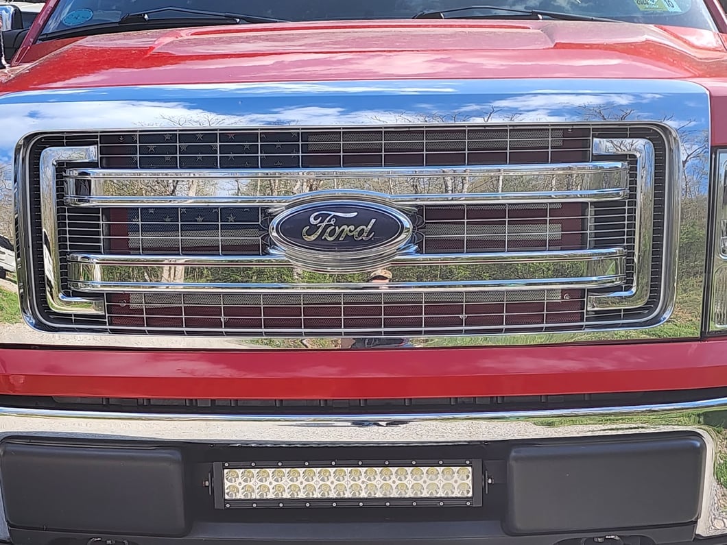RedRock Grille Insert; Old Glory (09-14 F-150, Excluding Raptor)