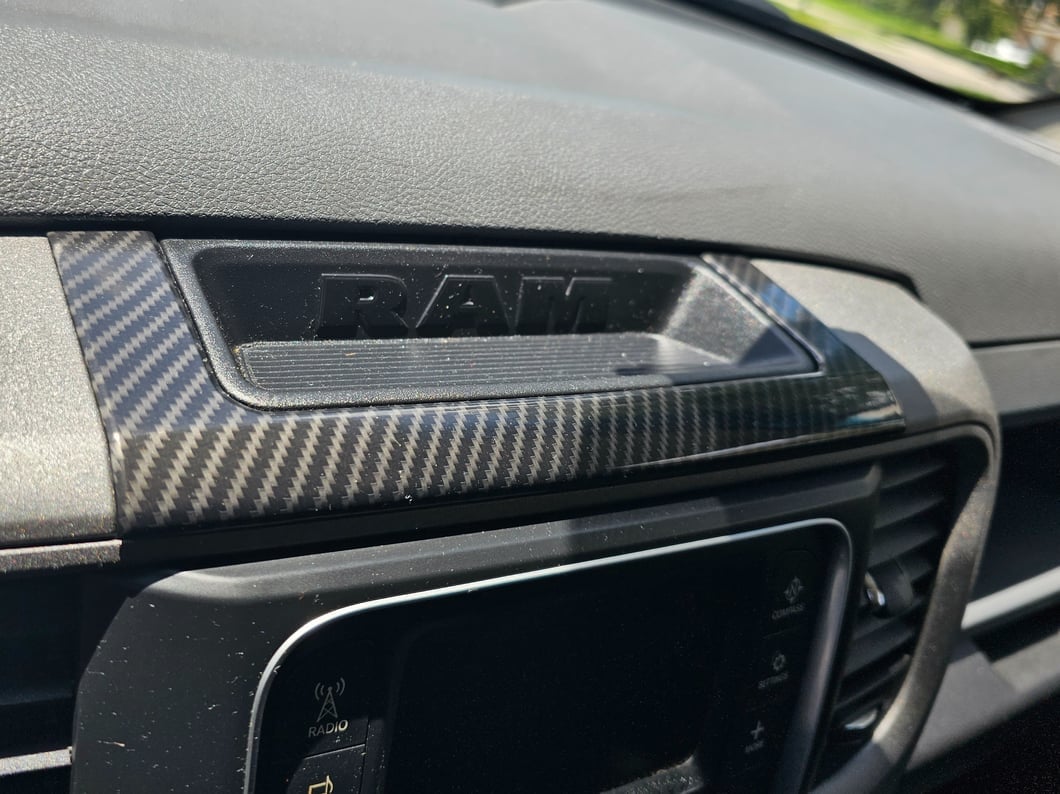 RedRock Dashboard Storage Trim; Carbon Fiber (09-18 RAM 1500)