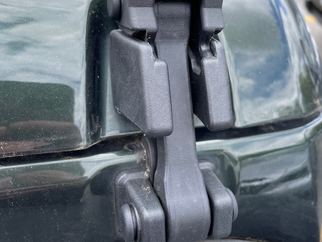 RedRock Replacement Hood Latch Straps; Black (07-18 Jeep Wrangler JK)