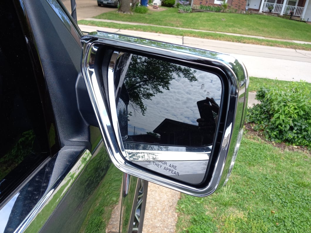 RedRock Side Mirror Trim; Chrome (21-25 F-150)