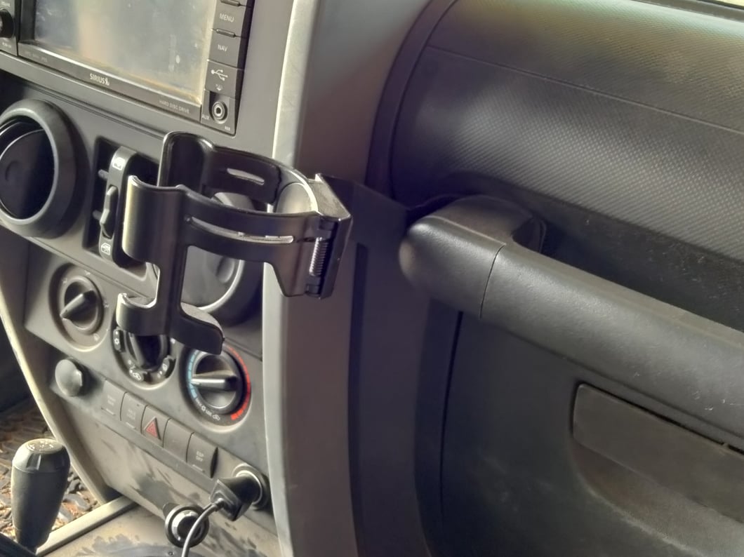 RedRock Multi-Function Cup Holder with Phone Mount (07-10 Jeep Wrangler JK)