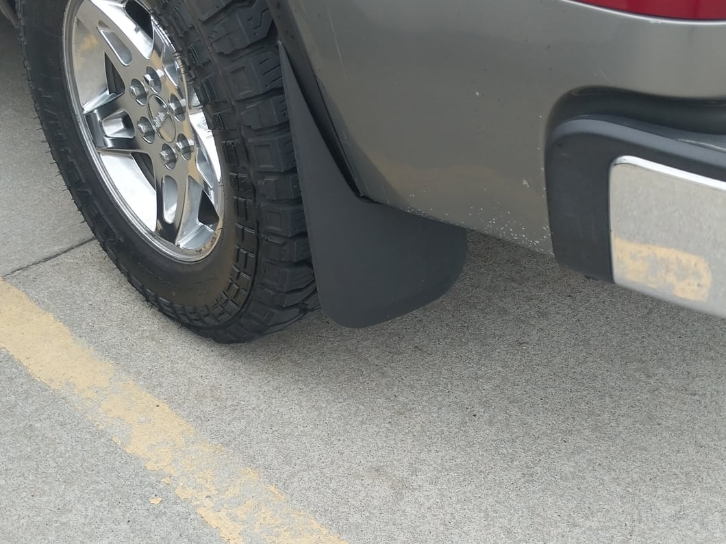 RedRock Mud Flaps; Front and Rear (07-13 Sierra 1500)
