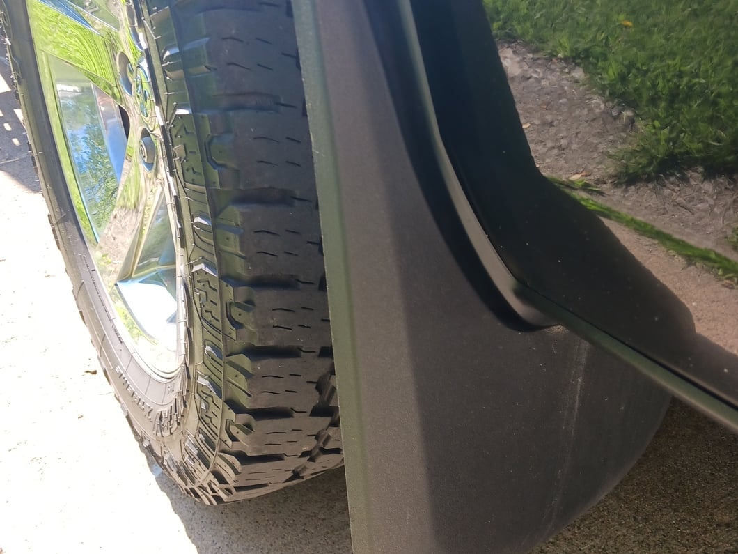 RedRock Molded Mud Guards; Front and Rear (09-18 RAM 1500 w/ OE Fender Flares)
