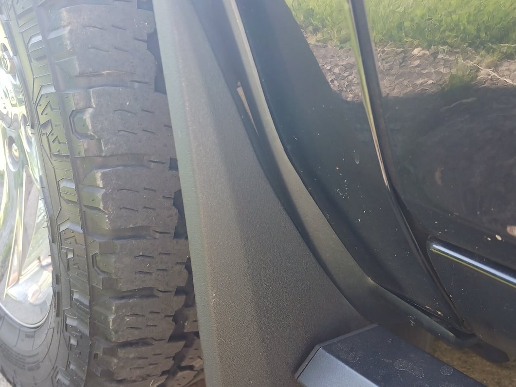 RedRock Molded Mud Guards; Front and Rear (09-18 RAM 1500 w/ OE Fender Flares)