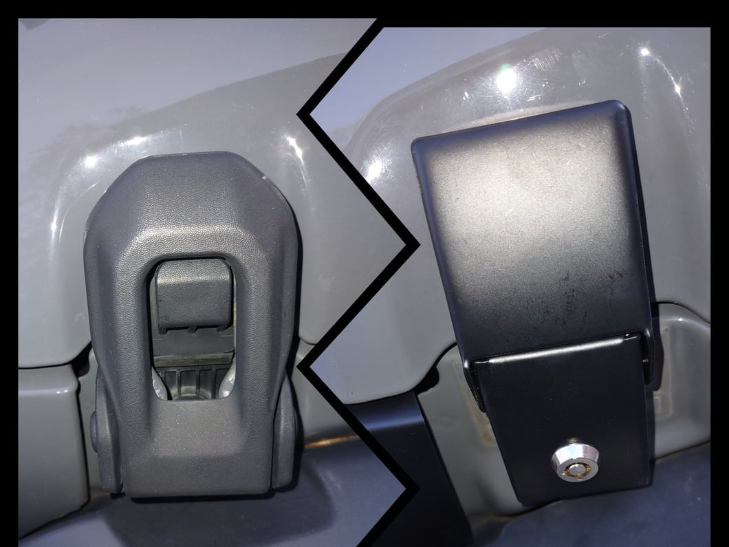 RedRock Locking Hood Catch Kit (18-25 Jeep Wrangler JL)