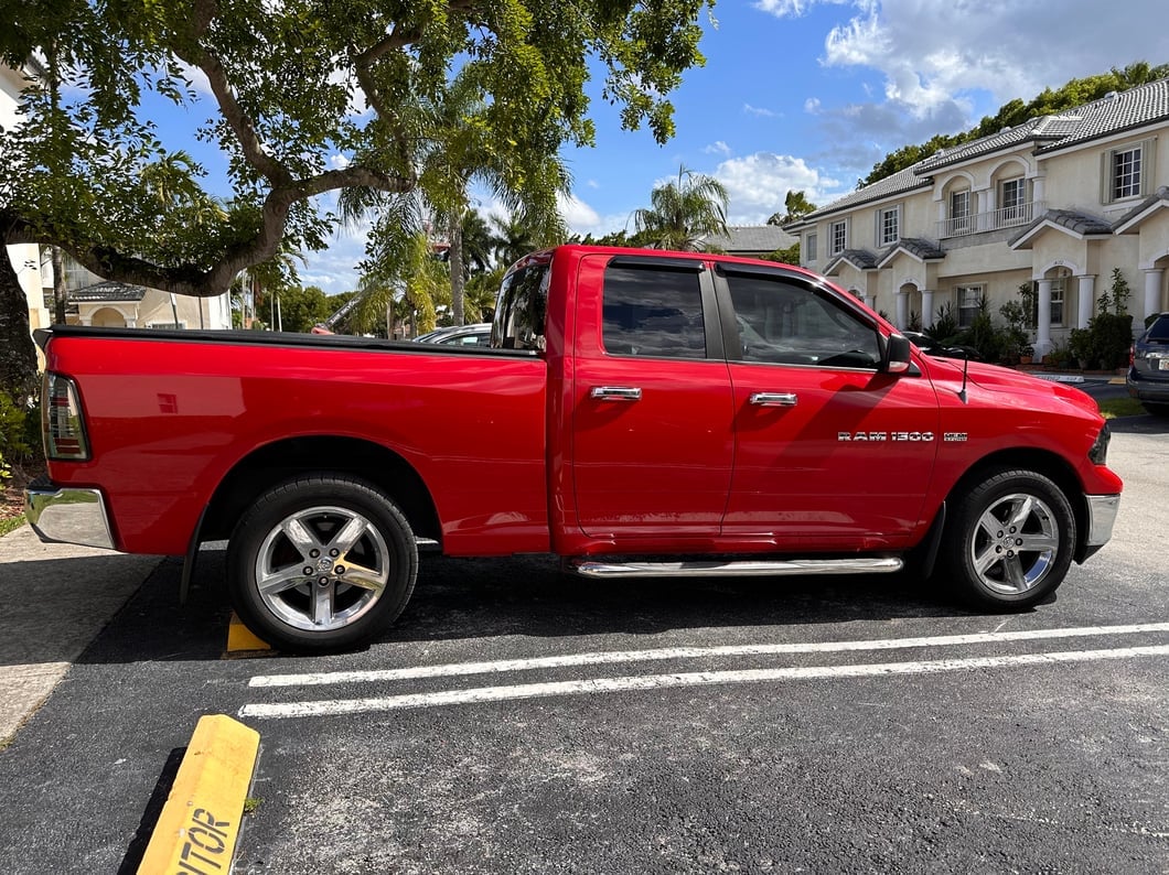 RedRock Molded Mud Guards; Front and Rear (09-18 RAM 1500 w/o OE Fender Flares)