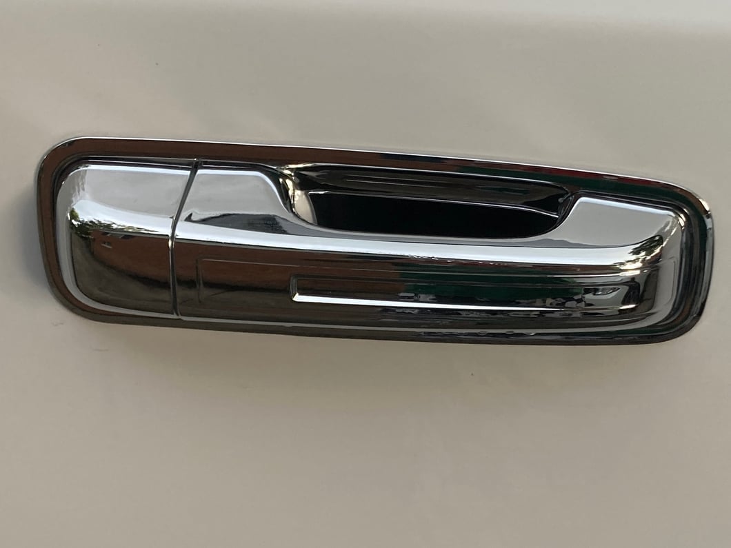 RedRock Door Handle Covers; Chrome (19-25 RAM 1500 w/ Passive Entry)