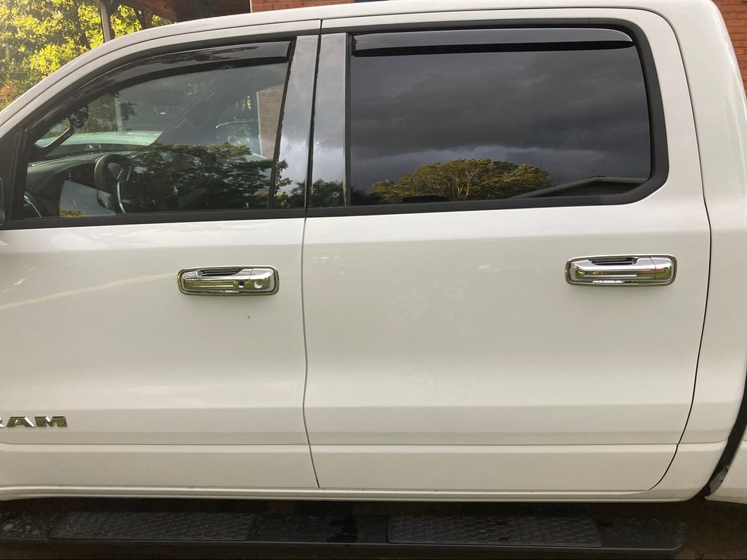 RedRock Exterior Door Handle Trim; Chrome (19-25 RAM 1500)