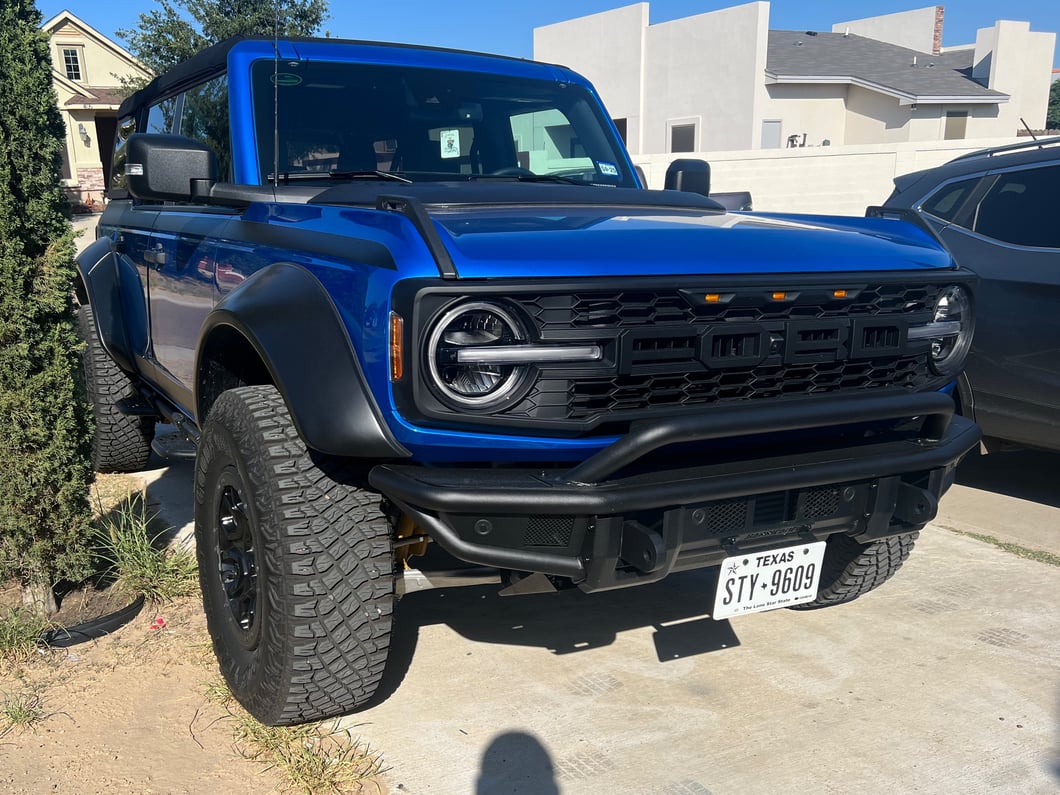 RedRock HD Tubular Front Bumper with Skid Plate (21-25 Bronco, Excluding Raptor)