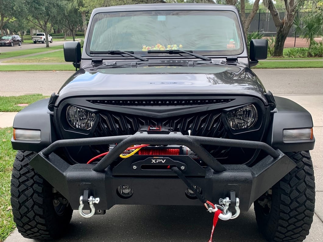 RedRock Avenger Winch Front Bumper (18-25 Jeep Wrangler JL)