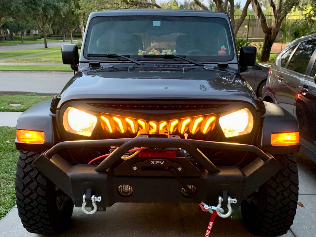 RedRock Avenger Winch Front Bumper (18-25 Jeep Wrangler JL)