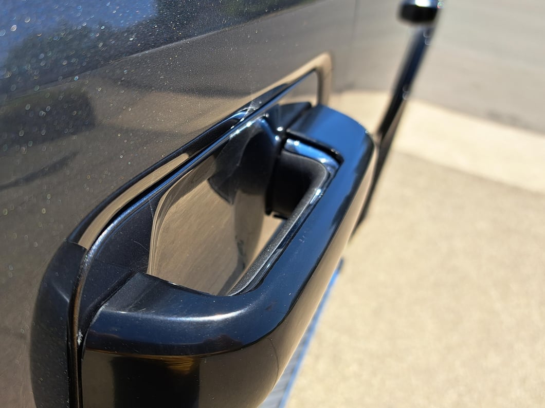 RedRock Door Handle Covers; Black (15-20 F-150 SuperCrew)