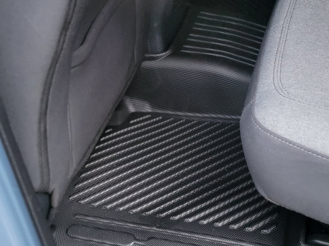 RedRock All-Weather Molded Front and Rear Floor Liners; Black (21-25 Bronco 4-Door)