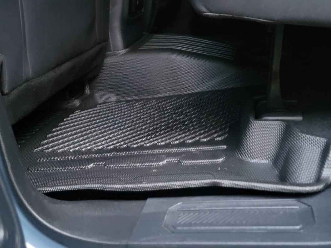 RedRock All-Weather Molded Front and Rear Floor Liners; Black (21-25 Bronco 4-Door)