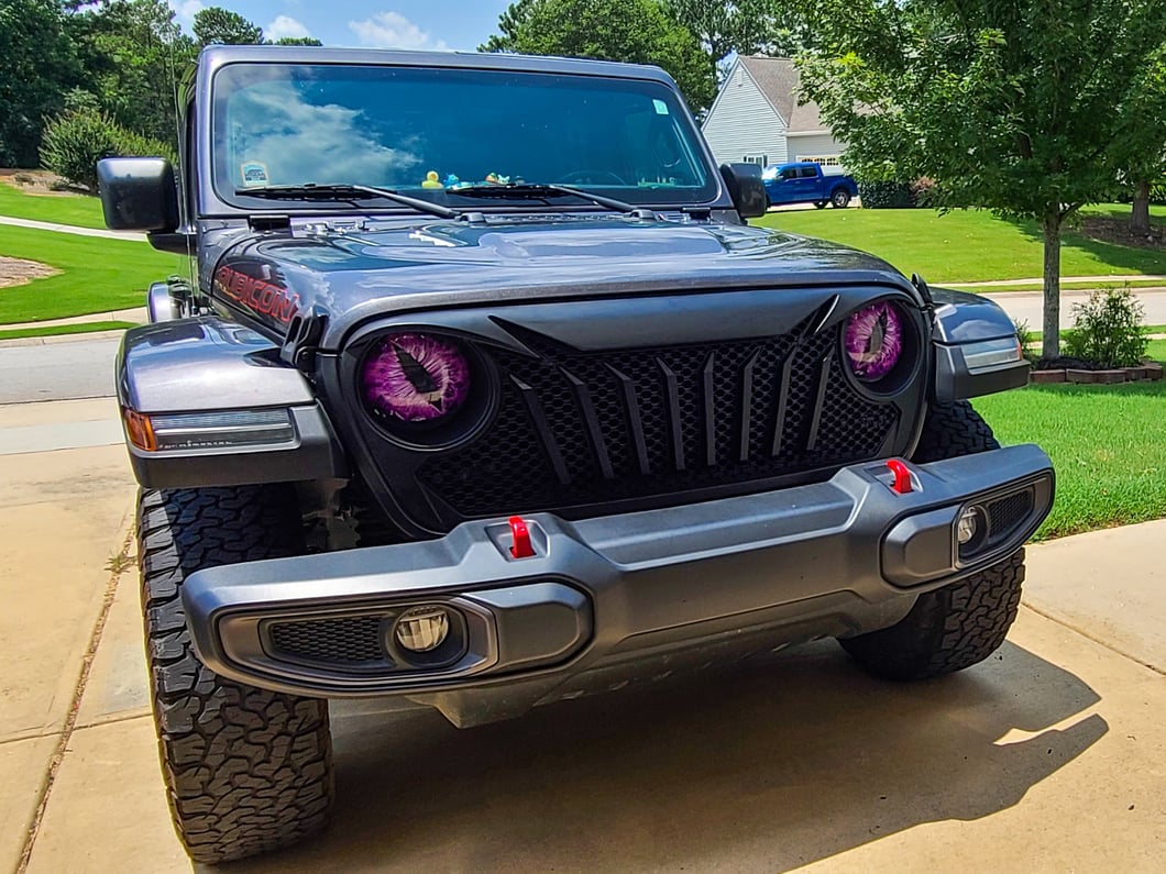 RedRock Titus Grille; Unpainted (18-25 Jeep Wrangler JL w/o TrailCam)