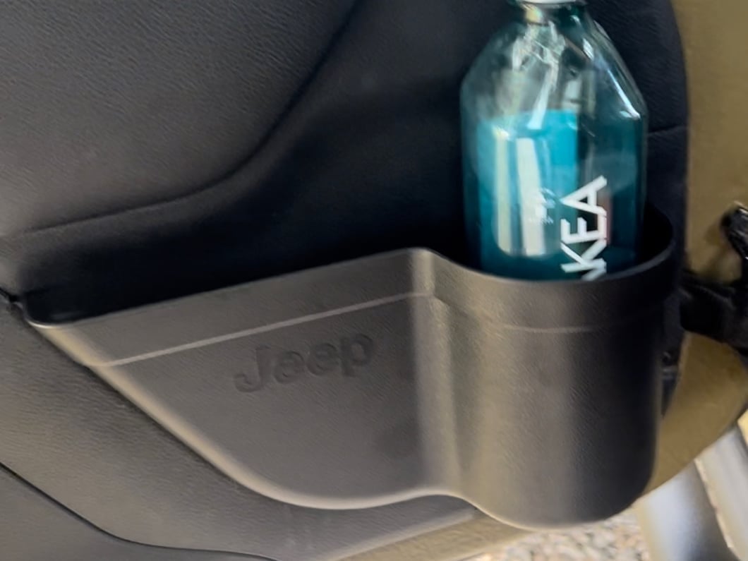 Jeep Licensed by RedRock Door Panel Storage Organizer Tray with Jeep Logo (11-18 Jeep Wrangler JK)