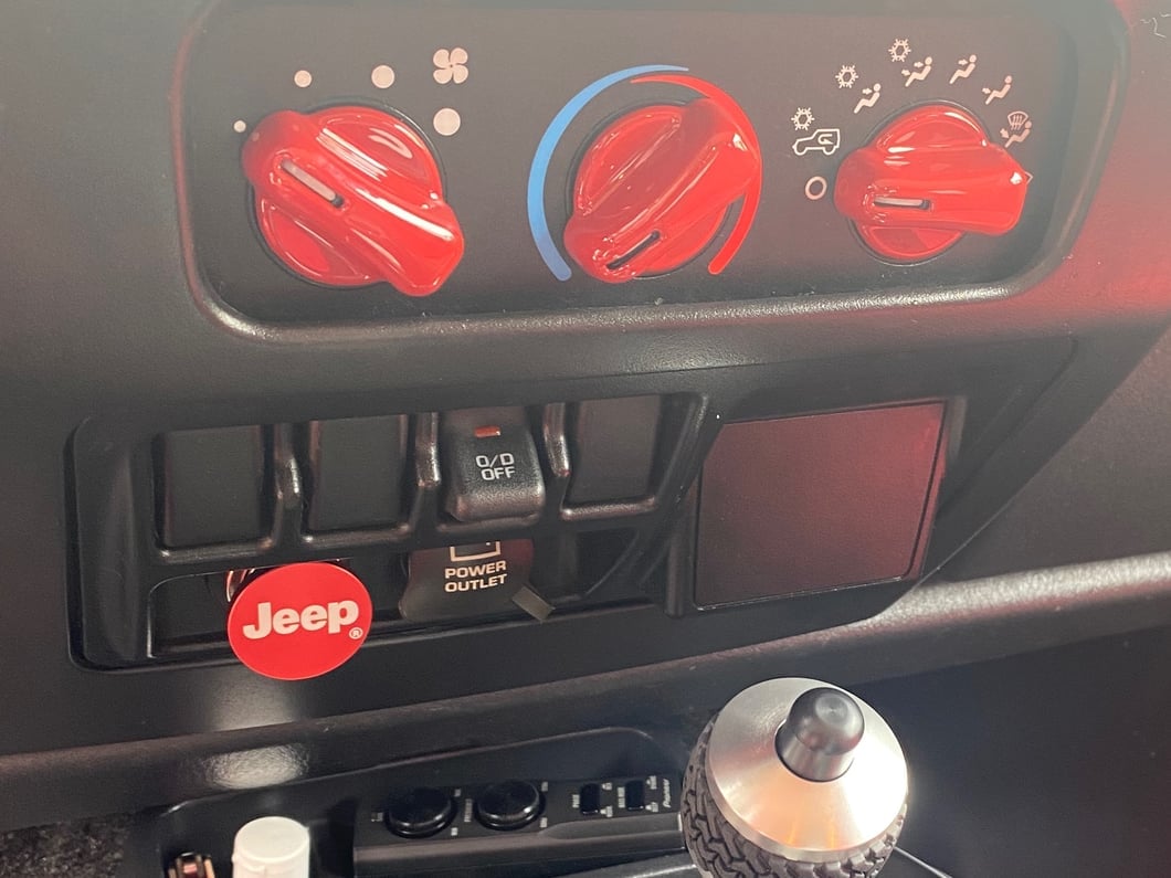 Jeep Licensed by RedRock Lighter Plug with Jeep Logo (87-25 Jeep Wrangler YJ, TJ, JK & JL)