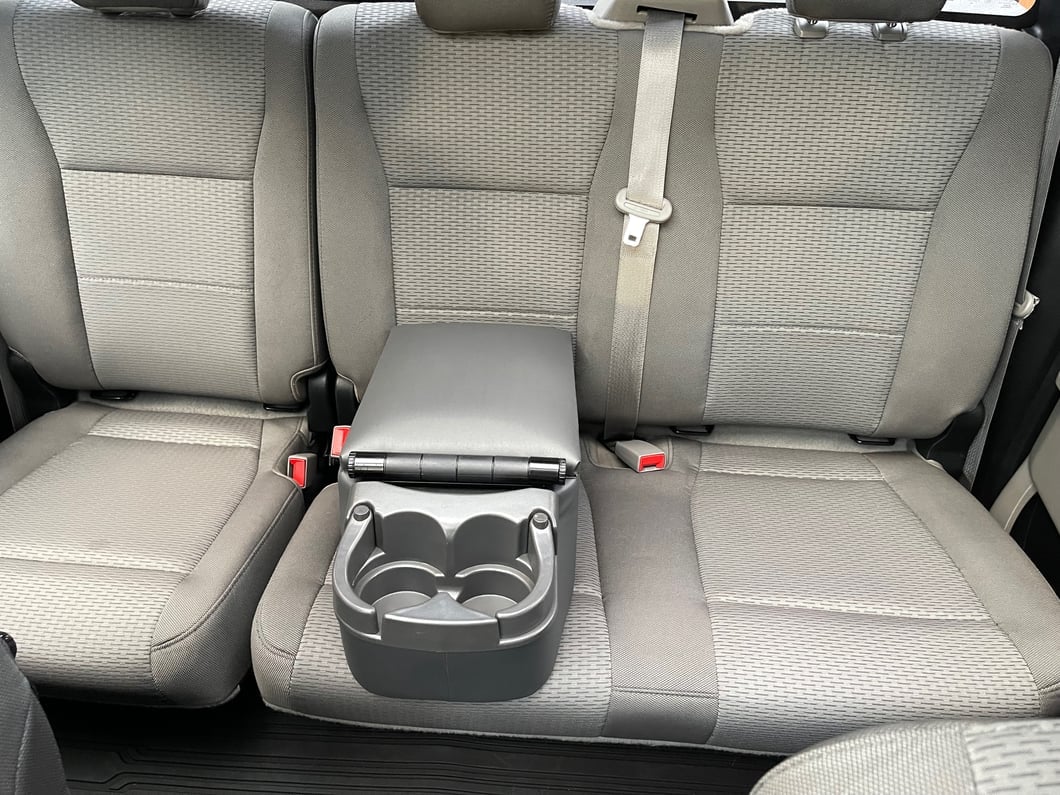 RedRock Universal Bench Seat Center Console with Cup Holders (Universal; Some Adaptation May Be Required)