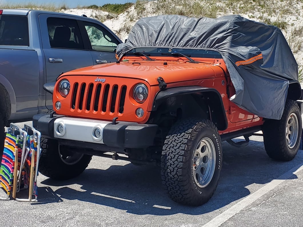 RedRock 4-Layer Breathable Cab Cover; Gray (07-18 Jeep Wrangler JK 2-Door)