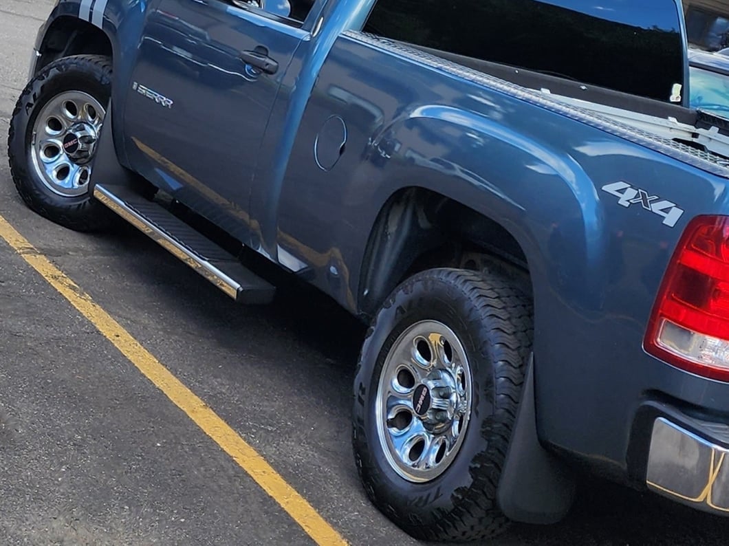 RedRock Mud Flaps; Front and Rear (07-13 Sierra 1500)